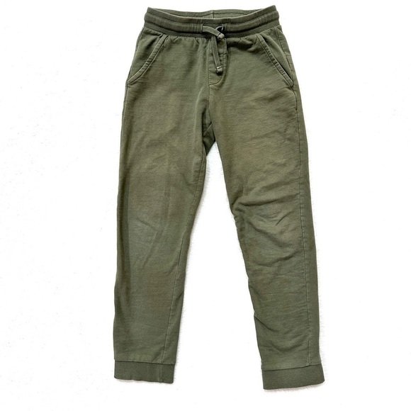 Little Kids Other - ⭐️ 5 for $25 Kids Olive Green Cotton Jogger Pants Drawstring & Pockets 128 cm